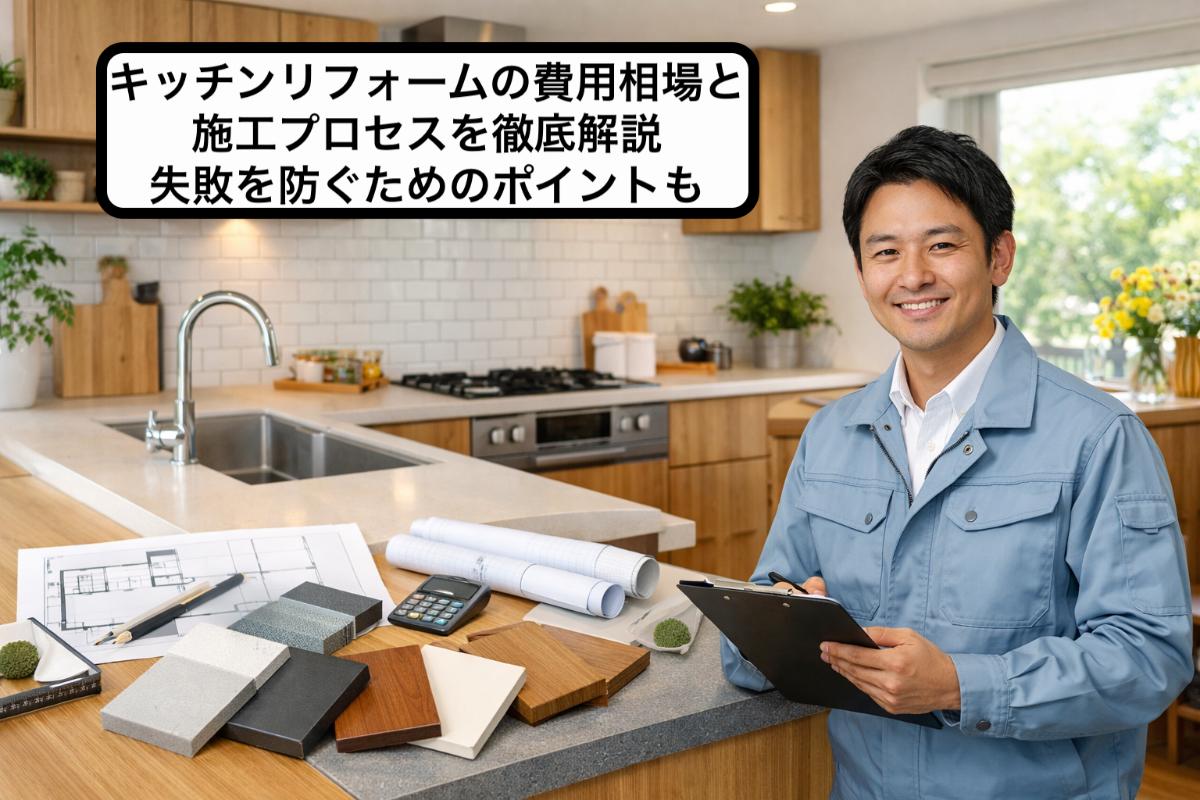 キッチンリフォームの費用相場と施工プロセスを徹底解説｜失敗を防ぐ 