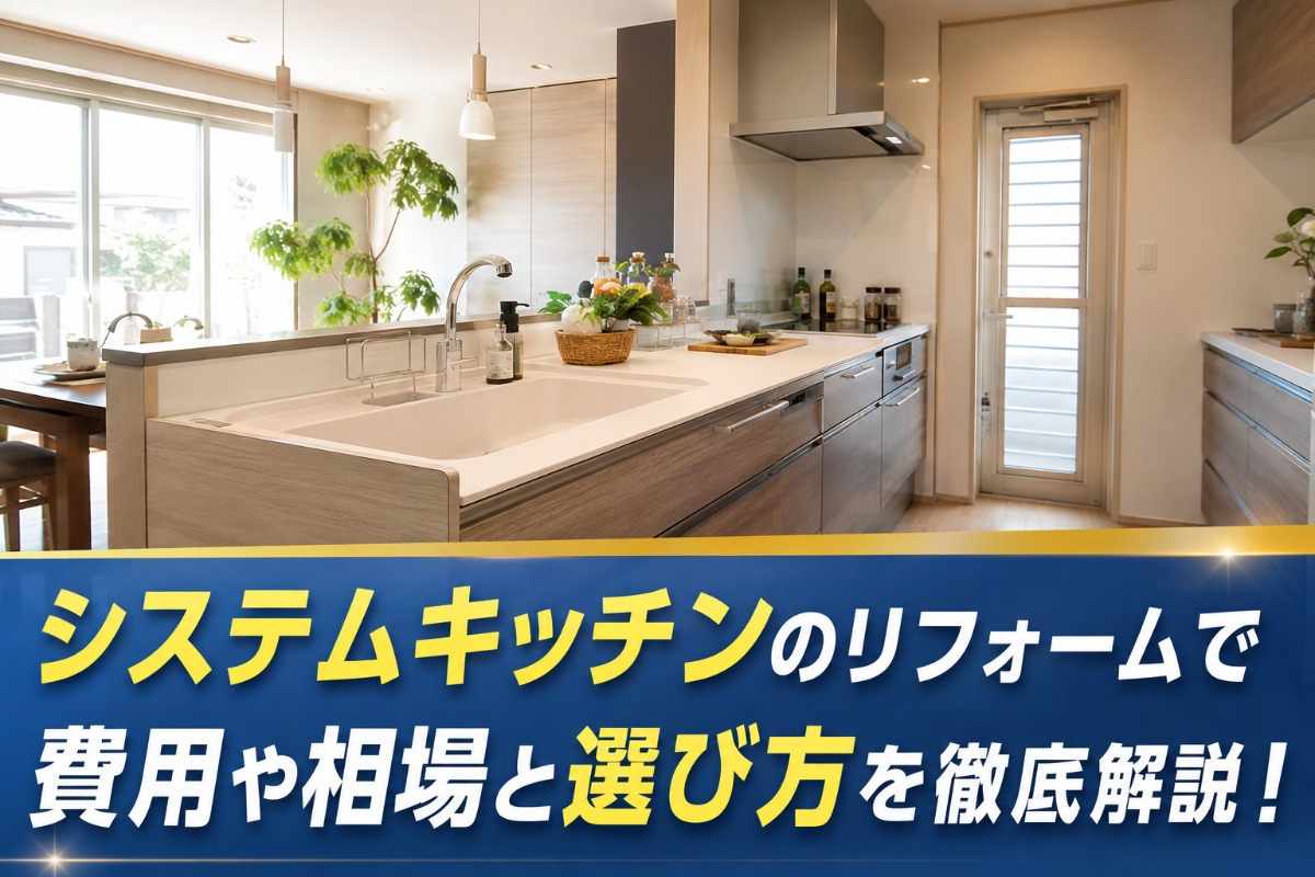 システムキッチンのリフォームで費用や相場と選び方を徹底解説！