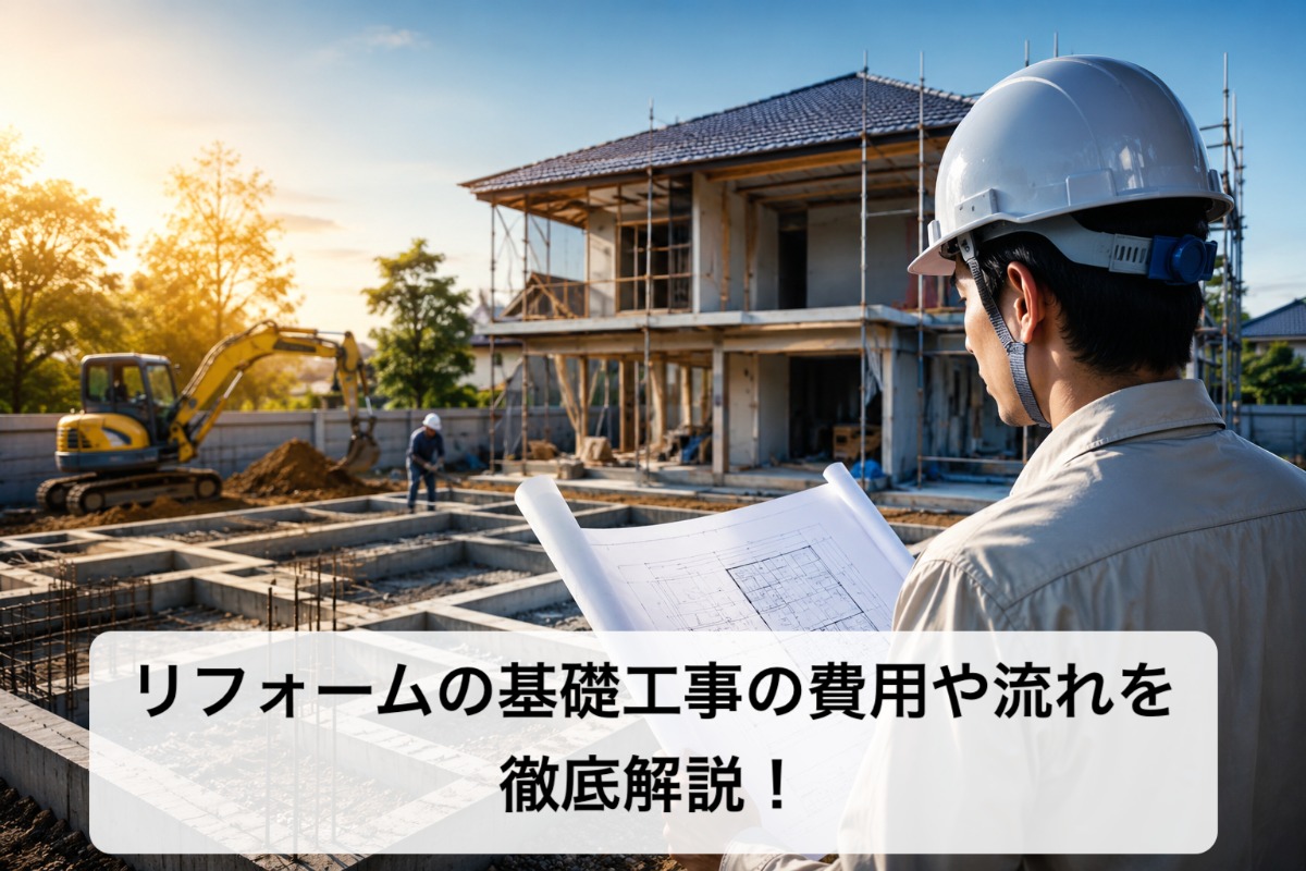リフォームの基礎工事の費用や流れを徹底解説！